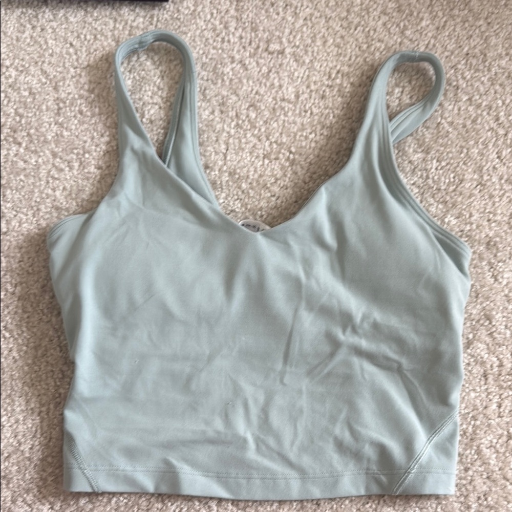 Rare Lululemon Align Tank – Silver Blue – Size 6 – Sold Out Limited edition